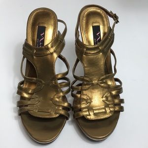 Nina Gold Sandals